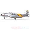 Picture of HSDJETS T-33 Foam Turbine Yellow ribbon Colors PNP *