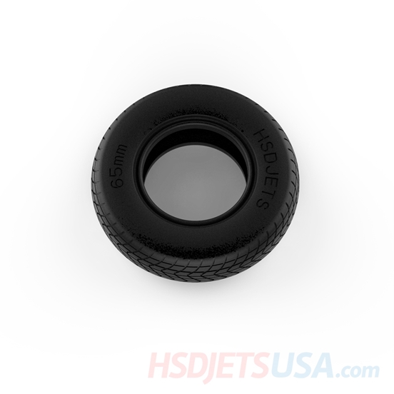 Picture of HSDJETS Super Viper Black Rubber TIre Skin of Rear Brake Wheel*