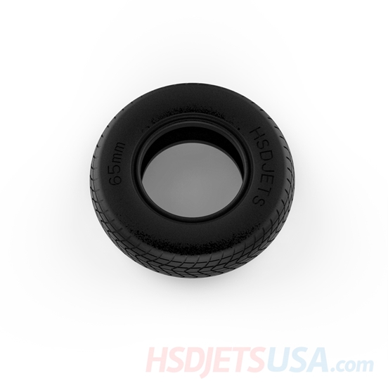 Picture of HSDJETS Super viper Black rubber tyre skin of rear brake wheel
