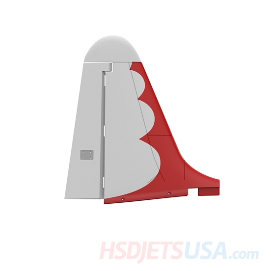 Picture of HSDJETS T-33 Foam Turbine Thunderbird Colors Vertical tail