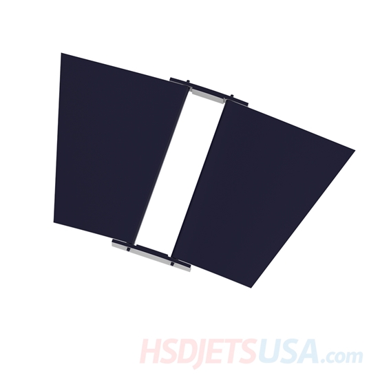 Picture of HSDJETS T-33 Foam Turbine Thunderbird Colors Left and right of landing gear cover plate