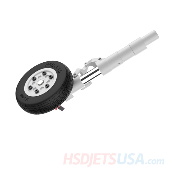 Picture of HSDJETS T-33 Rear left gear Hydraulic leg + brake wheel (excluding control panel)