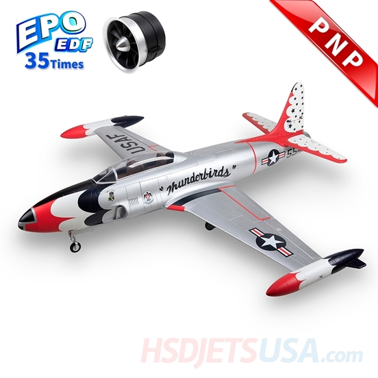 Picture of HSDJETS S-EDF 120mm HT-33 Thunderbirds Colors PNP 12S