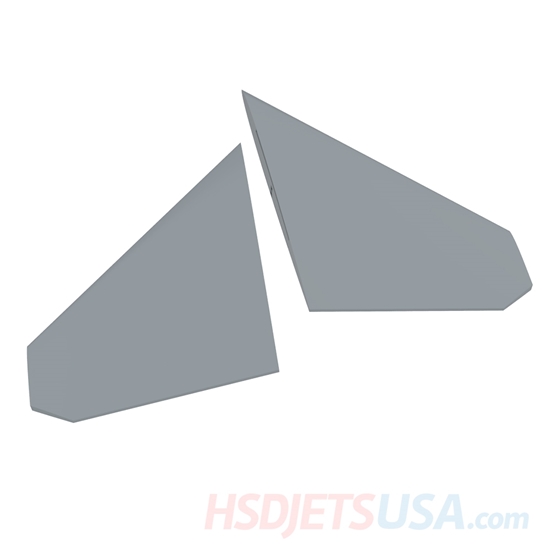 Picture of HSDJETS S-EDF 105mm HF-16 Grey color left and right horizontal tail