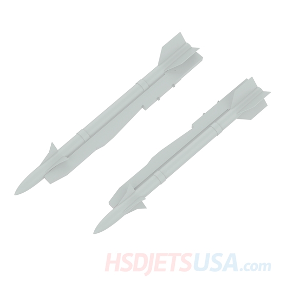 Picture of HSDJETS S-EDF 105mm HF-16 Grey color left and right Missiles*