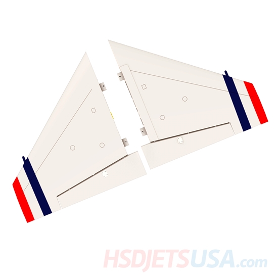 Picture of HSDJETS S-EDF 105mm HF-16 hunderbirds color left and right main wing
