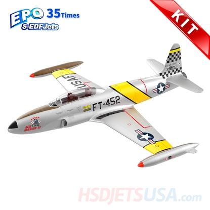 Picture of HSDJETS S-EDF 120mm HT-33 Yellow ribbon Colors KIT*