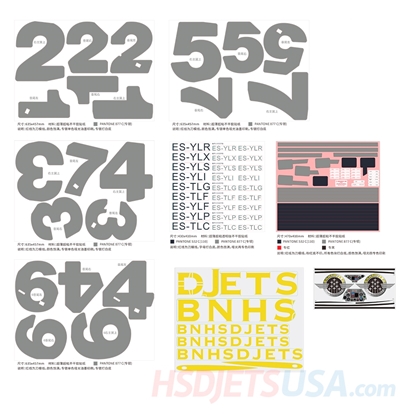 Picture of HSDJETS HL-39 BN HSDJETS Colors decal