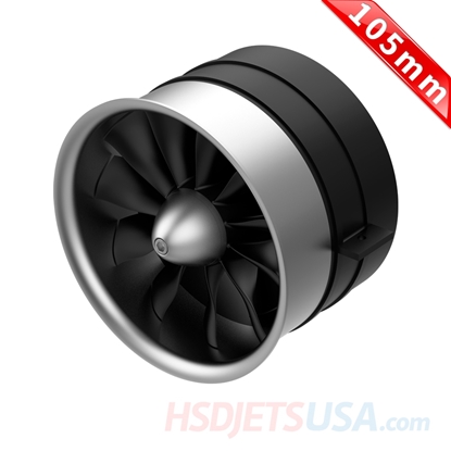 Picture of HSDJETS S-EDF 105mm Half Metal Electric Ducted Fan (w/o Motor)*