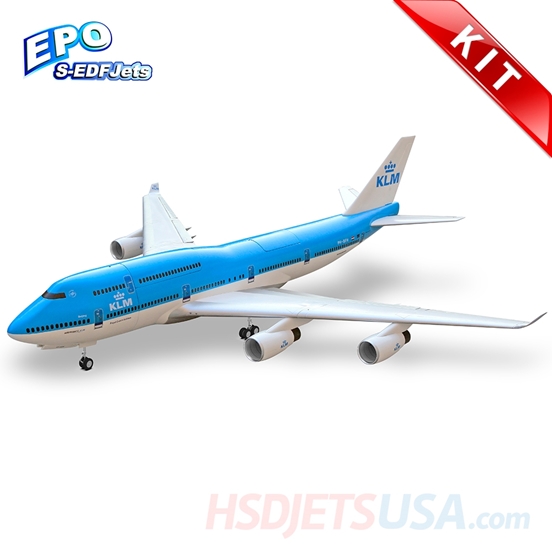 Picture of HSDJETS S-EDF90mmx4 HBY-747 KLM Colors KIT