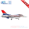 Picture of HSDJETS S-EDF 105mm HF-16 V2 Red white blue Colors PNP