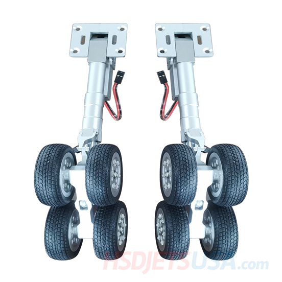 Picture of HSDJETS S-EDF90mmx4 HBY-747 Fuselage landing gear sets WITHOUT BRAKES (1 pair - L&R)*