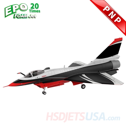 Picture of HSDJETS HJ-10 Foam Turbine Black Colors PNP with Vectoring nozzle*. MEMORIAL DAY SALE!