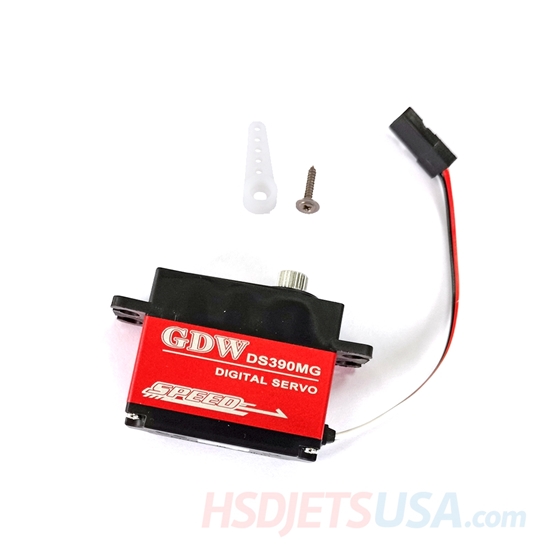 Picture of HSDJETS Turbine Rudder 25g Servos  L=80mm Positive(30 core black red white)*