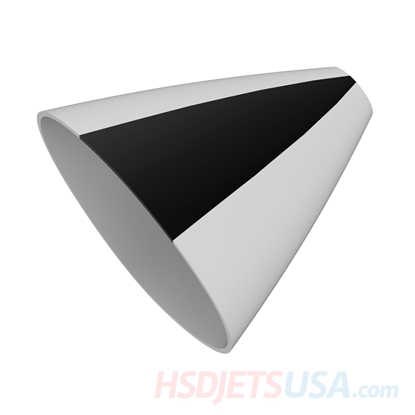 Picture of HSDJETS HF-16 V2 Red white blue Colors Nose cone