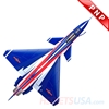 Picture of HSDJETS 80mm S-EDF J-10 Blue Color PNP