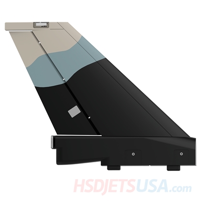 Picture of HSDJETS HF-16 Turbine Black Camo color Rudder