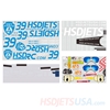 Picture of HSDJETS HL-39 Blue Camo color decal