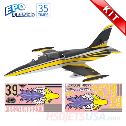 Picture of HSDJETS S-EDF 120mm HL-39 Tumbling Goose Colors KIT(Stickers not affixed)