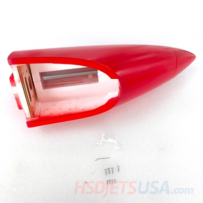 Picture of HSDJETS S-EDF 105mm Super Viper red color nose