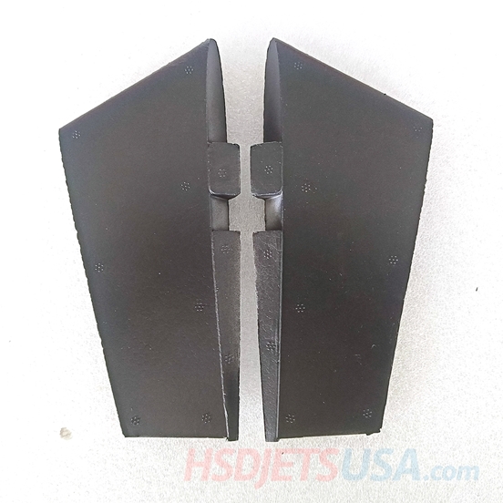 Picture of HSDJETS HF-16 Foam Turbine snow splinter Colors VENTRAL caudal fins