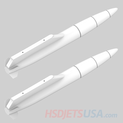 Picture of HSDJETS HF-16 Turbine&EDF snow splinter color Auxiliary Fuel Tank(L&R)