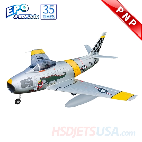 Picture of HSDJETS S-EDF 120mm HF-86 The HUFF Colors PNP(Stickers not affixed)