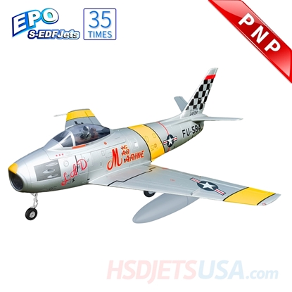 Picture of HSDJETS S-EDF 120mm HF-86 black white checkered Colors PNP(Stickers not affixed)