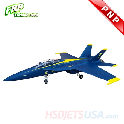 Picture of HSDJETS HF-18 FRP Turbine Blue Angels composite Colors PNP