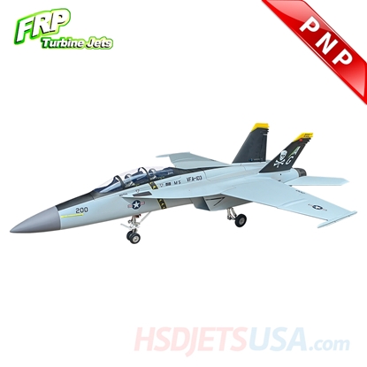 Picture of HSDJETS HF-18 FRP Turbine JollyRoger composite Colors PNP