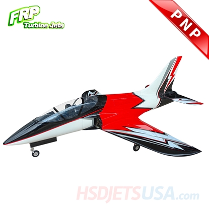 Picture of HSDJETS SUPER VIPER FRP Composite Turbine Red lightning Colors PNP