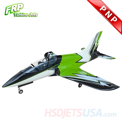 Picture of HSDJETS SUPER VIPER FRP Composite Turbine Green lightning Colors PNP