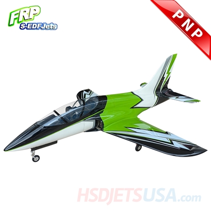 Picture of HSDJETS S-EDF 120mm FRP SUPER VIPER 2M Green lightning Colors PNP