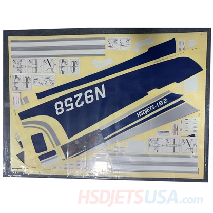Picture of HSDJETS 2M Cessna Blue full decals