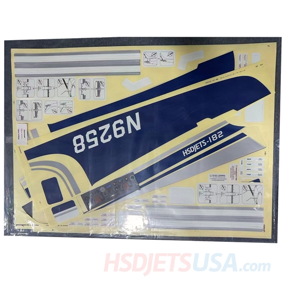 Picture of HSDJETS 2M Cessna Blue full decals