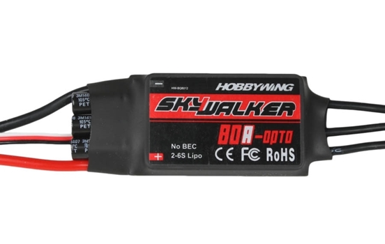 Picture of HSDJETS 182 Cessna ESC - SKYWALKER 80A – OPTO ESC (no BEC) w/EC5